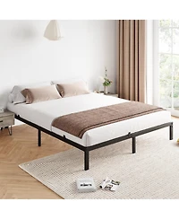 gaomon 10 Inch Queen Metal Platform Bed Frame Low-Profile 800 Lbs Capacity No Box Spring Easy Assembly Noiseless