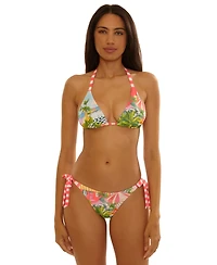 Becca Women's Miami Beach Cheryl Reversible Triangle Top