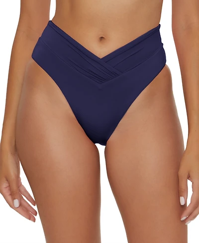 Becca Women's Color Code Carolina French Cut Hipster Swim Bottoms