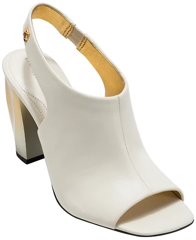 Donna Karan New York Women's Brietta Peep Toe Slingback Sandals