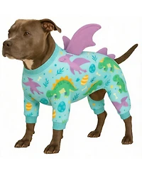 Aronkl Cotton Polyester Calming Dog Onesie for All Seasons - Stress Relief, Comfort