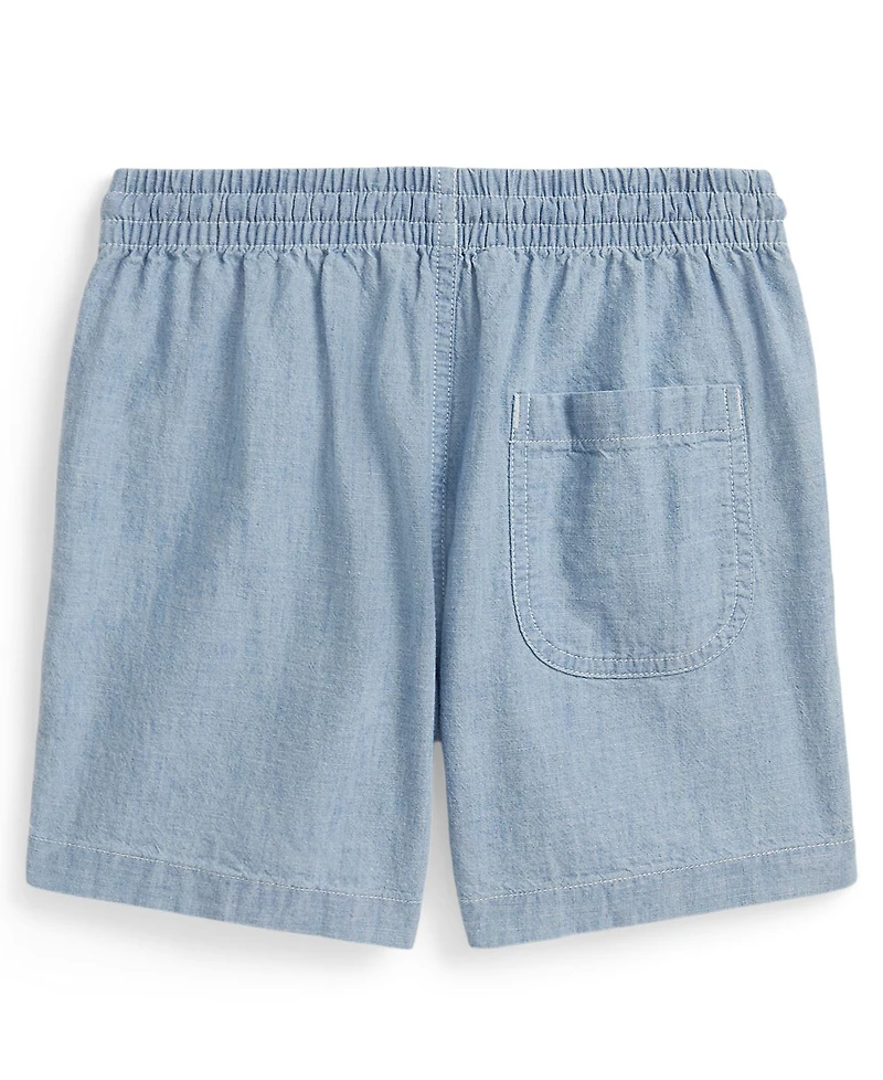 Polo Ralph Lauren Boys' 2-7 Big-Fit Cotton Chambray Shorts
