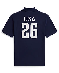 Polo Ralph Lauren Boys' 8-20 Usa Cotton Mesh Shirt