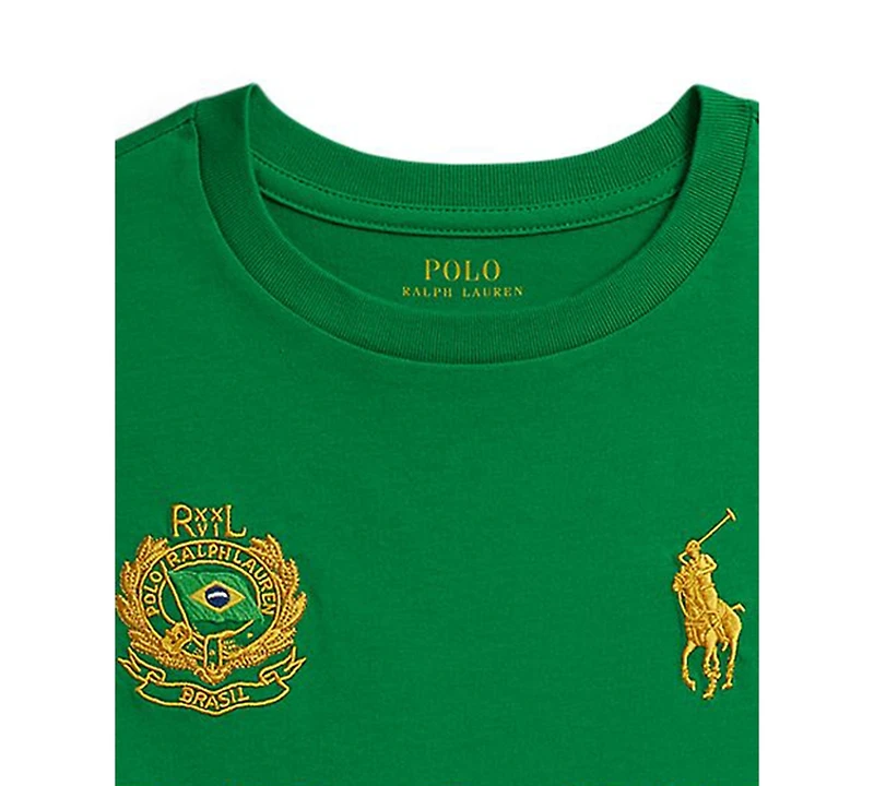 Polo Ralph Lauren Boys' 8-20 Brasil Cotton Jersey T-Shirt