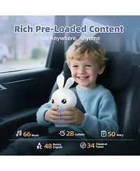 alilo Smart Ai Bunny – Interactive Storytelling Toy with Music and Nightlight