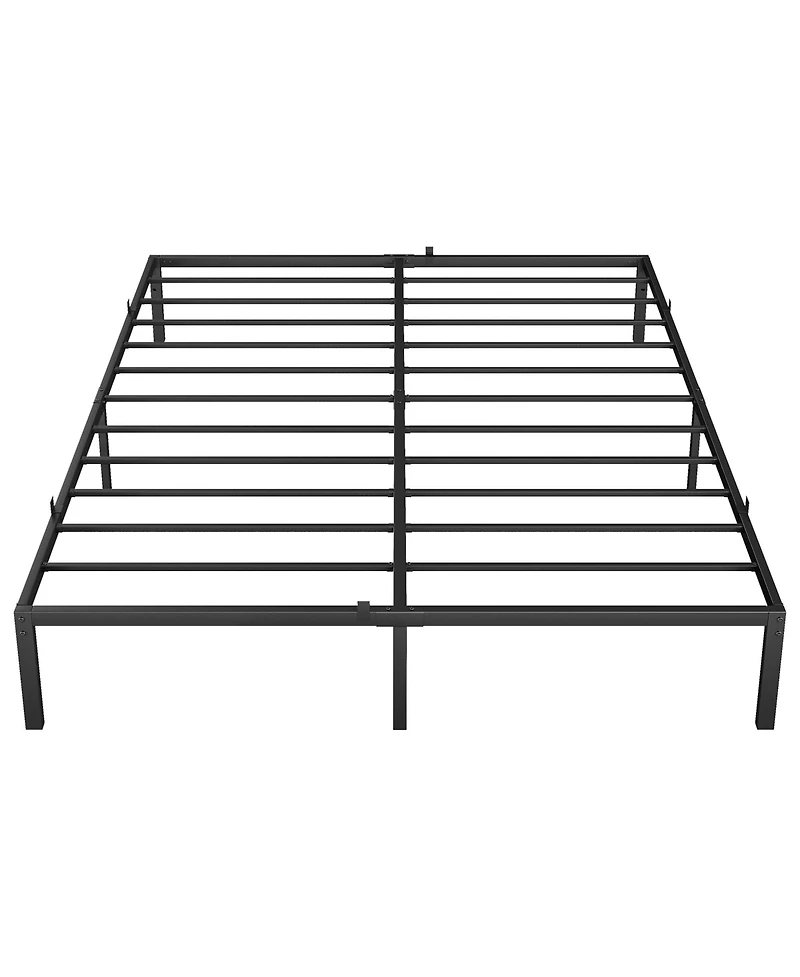 gaomon 14 Inch Heavy Duty Metal Bed Frame-High Profile-Stable Noise Free-Easy Quick Assembly.