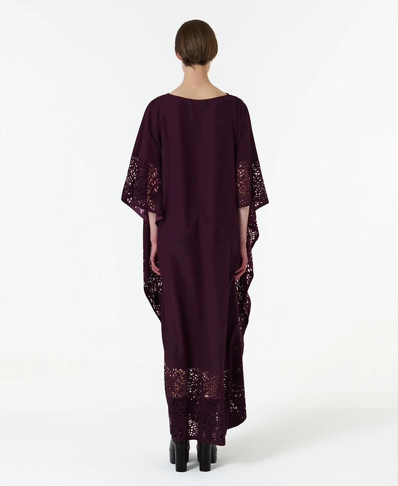 Leem Women's Laser-Cut Kaftan Dress