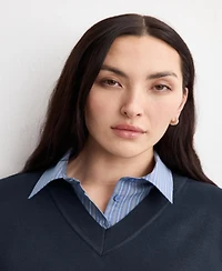 Mango Women's Combined Shirt Sweater