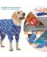 Aronkl Large Dog Comfortable Pajamas for Recovery and Sleep