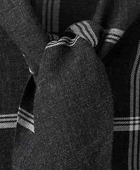 Mango Women's Check Pattern and Foulard Collar Blouse