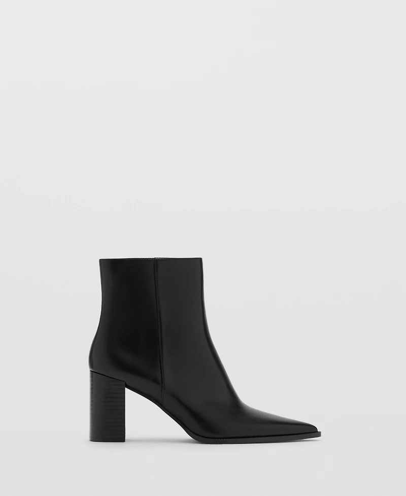 Mango Women's Block Heel Ankle Boots