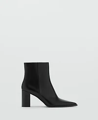 Mango Women's Block Heel Ankle Boots