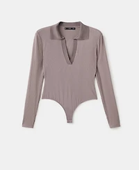 Mango Women's V-Neck Bodysuit