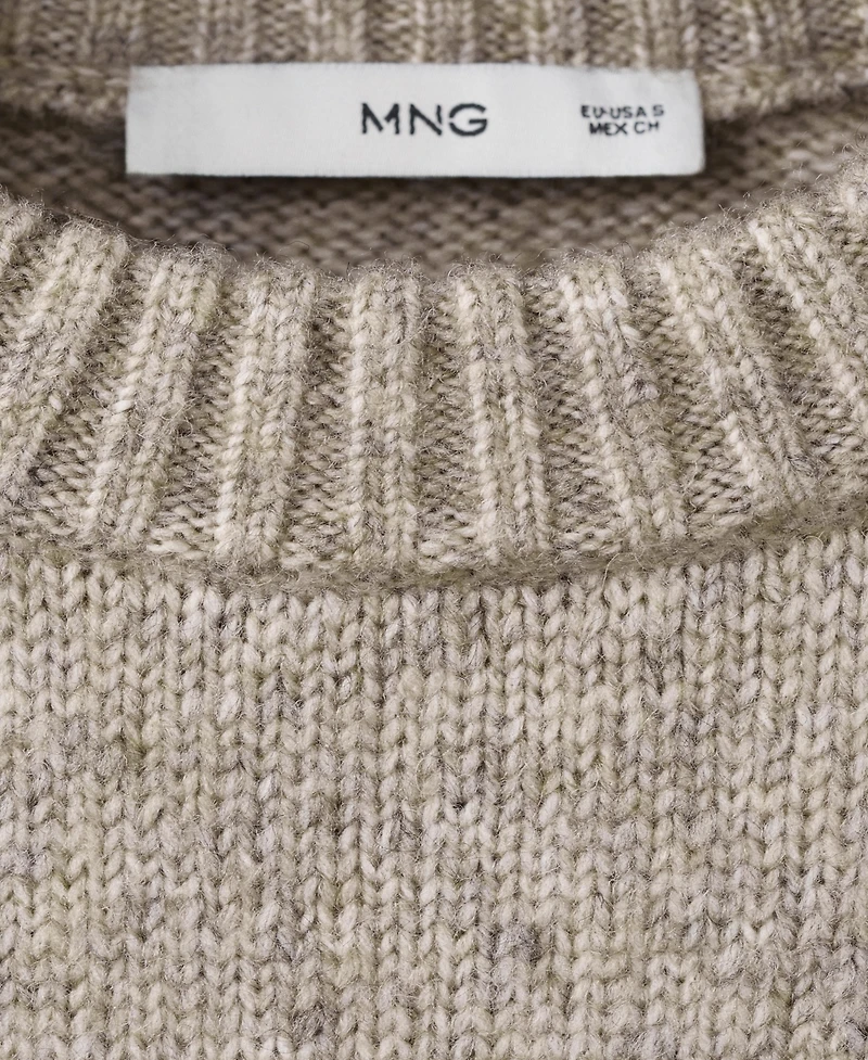 Mango Women's Combined Shirt Sweater