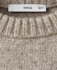 Mango Women's Combined Shirt Sweater