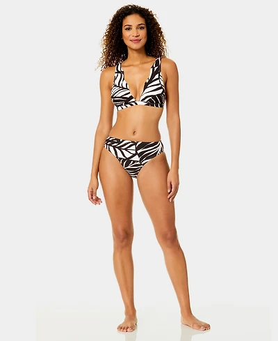 Anne Cole Women's Scallop Neck Plunge Swim Top