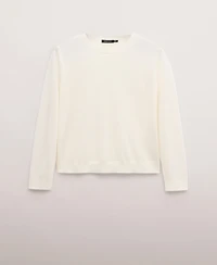 Mango Women's Wool Round-Neck Sweater