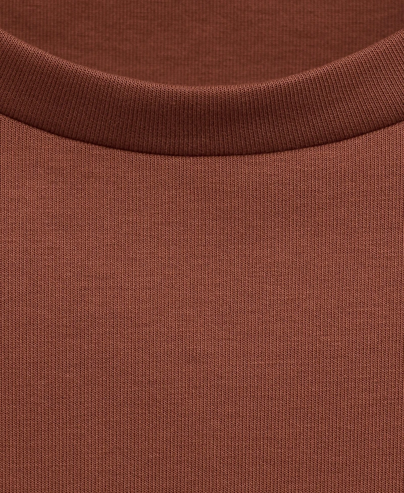 Mango Women's Short-Sleeved Cotton T-Shirt