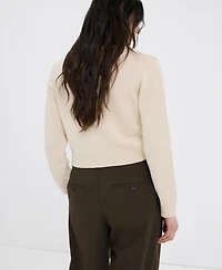 Mango Women's Ties Knitted Cardigan