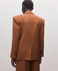 Mango Women's Double-Breasted Suit Blazer