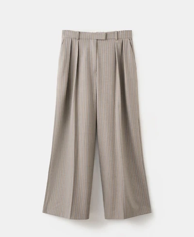 Mango Women's Wool Blend Suit Pants