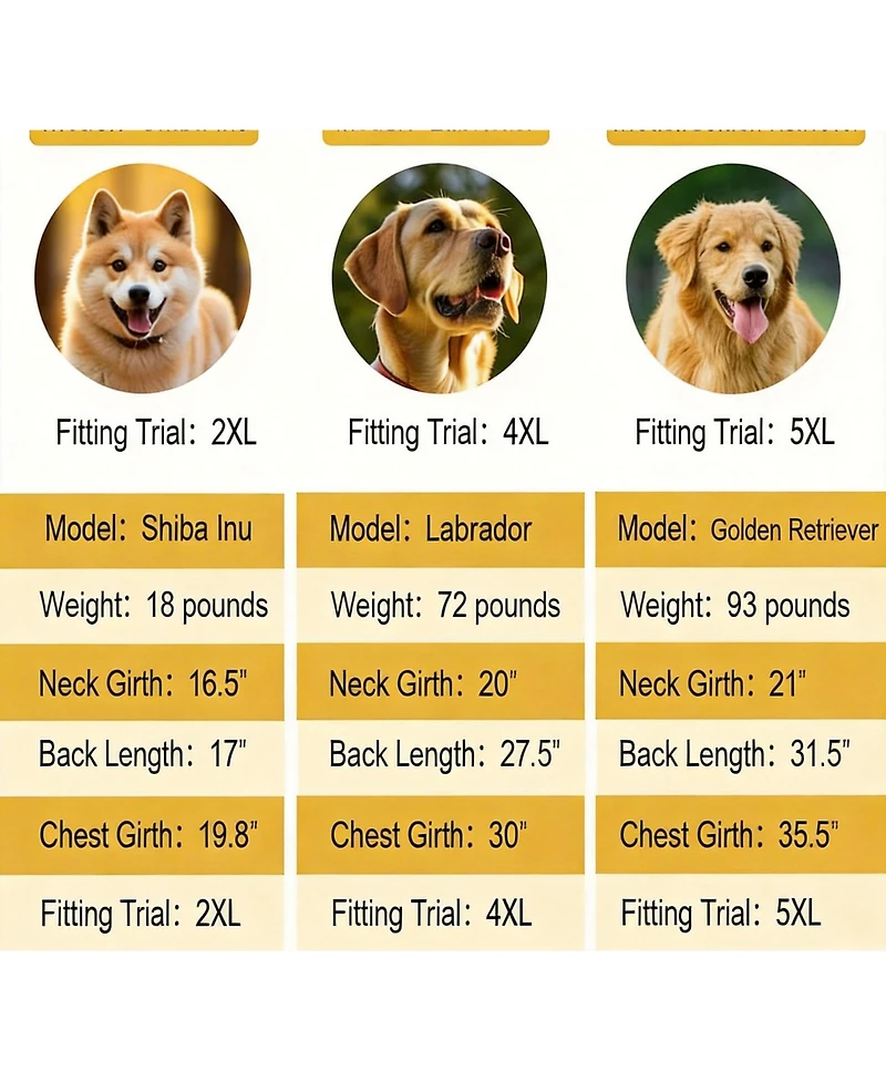 Aronkl Adjustable Hooded Raincoat for Medium Large Dogs with Reflective Edges