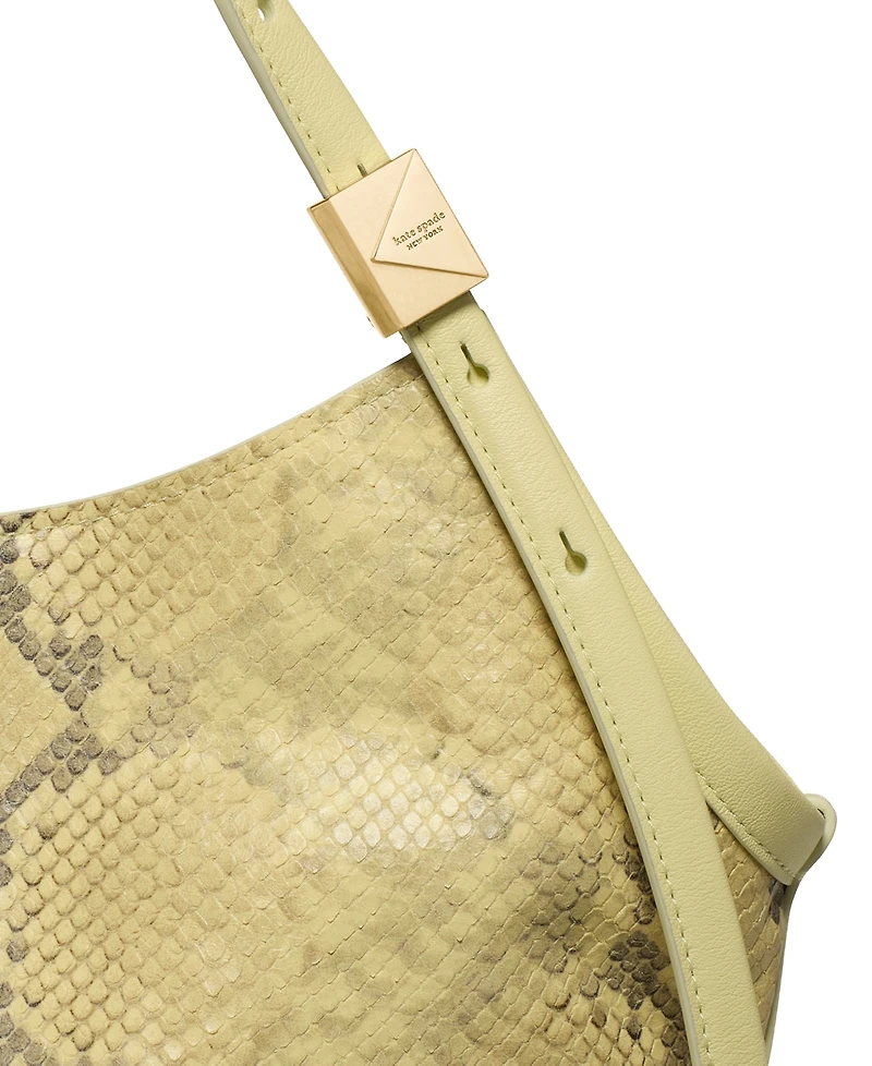 kate spade new york Leather Deco Embossed Medium Tulip Tote Bag