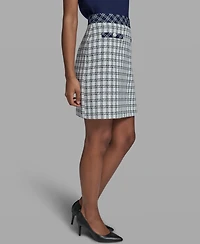 Karl Lagerfeld Paris Women's Knee-Length A-Line Skirt