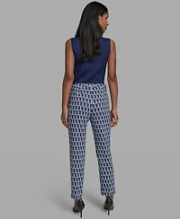 Karl Lagerfeld Paris Women's Straight-Leg Pants