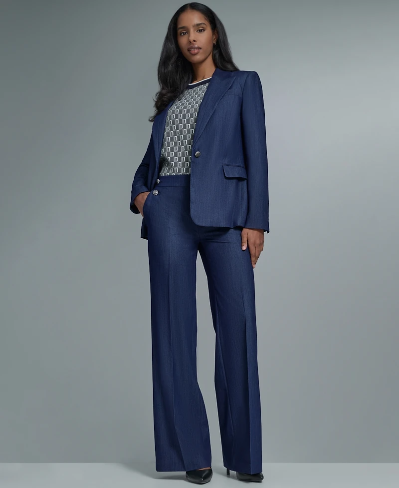 Karl Lagerfeld Paris Women's One-Button Jacket