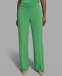 Karl Lagerfeld Paris Women's Flare Front-Zipper Pants