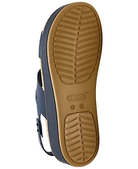 Crocs Women's Brooklyn Matte Wrap Low Wedge Sandals from Finish Line