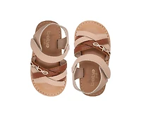 Bebe Big Girls Sandals – Cute Flat Adjustable Summer Strappy Sandals