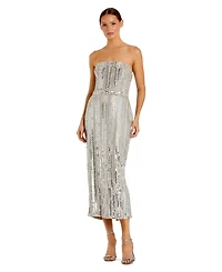 Mac Duggal Women's Embellished Strapless Column Dress