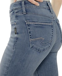 Silver Jeans Co. Women's Suki Mid-Rise Cropped Skinny