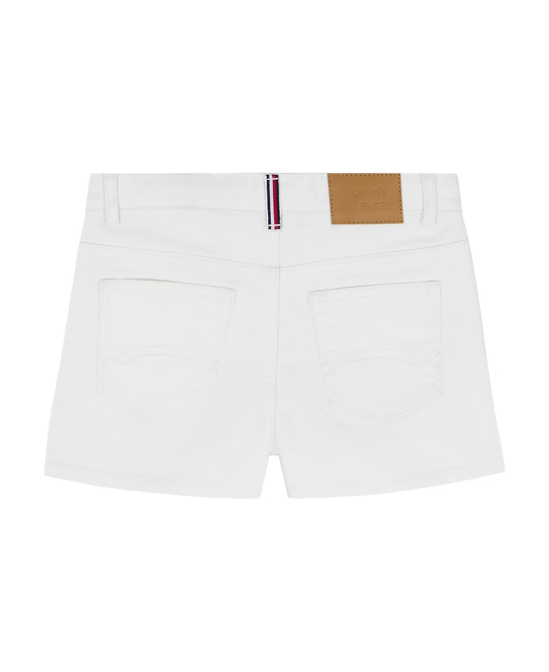 Tommy Hilfiger Girls' 7-16 Straight Fit Denim Shorts