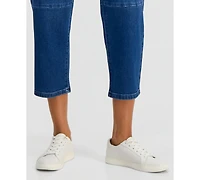 Style & Co Women's High-Rise Pull-On Barrel Jeans, Macy's Exclusive