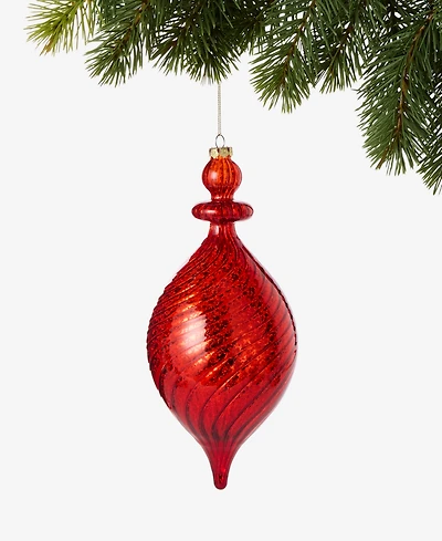 Holiday Lane Christmas Cheer Finial Shape Ornament, Macy's Exclusive
