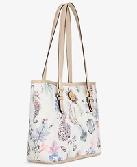 Giani Bernini Sea Print Tulip Tote Bag, Macy's Exclusive - Under The Sea