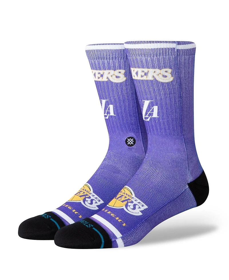 Stance Los Angeles Lakers 2025/26 Statement Edition Crew Socks