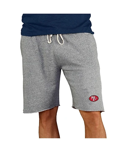 Concepts Sport Men's Gray San Francisco 49ers Throwback Logo Mainstream Terry Shorts