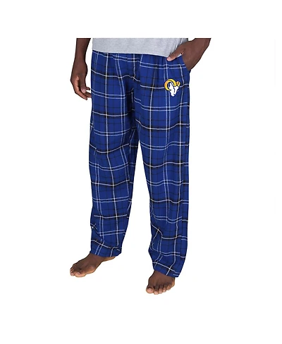 Concepts Sport Men's Royal Los Angeles Rams Ultimate Plaid Flannel Pants