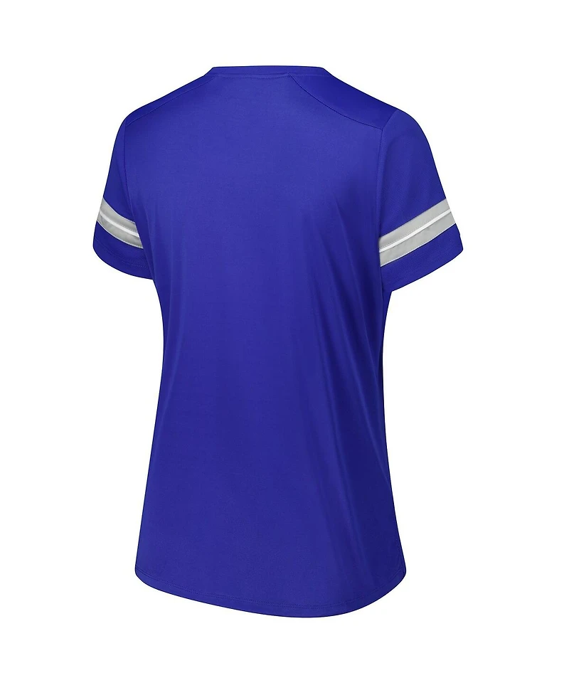 Fanatics Women's Royal Kentucky Wildcats Plus Overtime Readiness Lace-Up T-Shirt