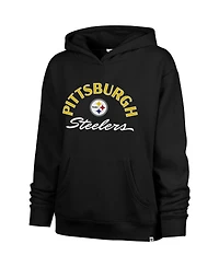 '47 Brand Women's Black Pittsburgh Steelers Plus Whirlwind Naomi Hoodie