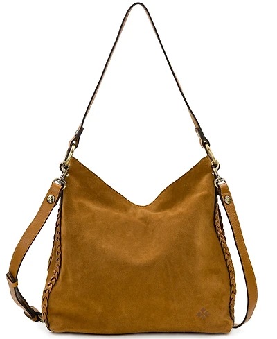 Patricia Nash Kalispell Large Suede Hobo Bag