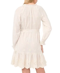 Vince Camuto Women's Ruffle Puff-Sleeve Mini Dress