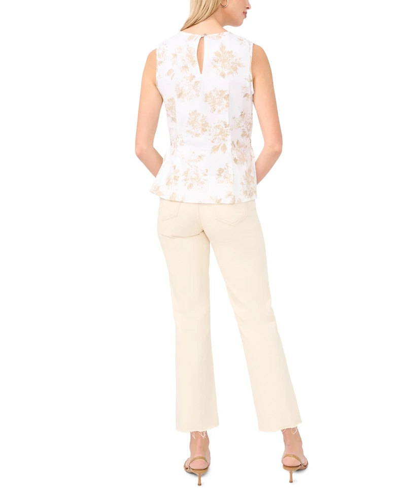 Vince Camuto Women's Peplum Sleeveless Blouse