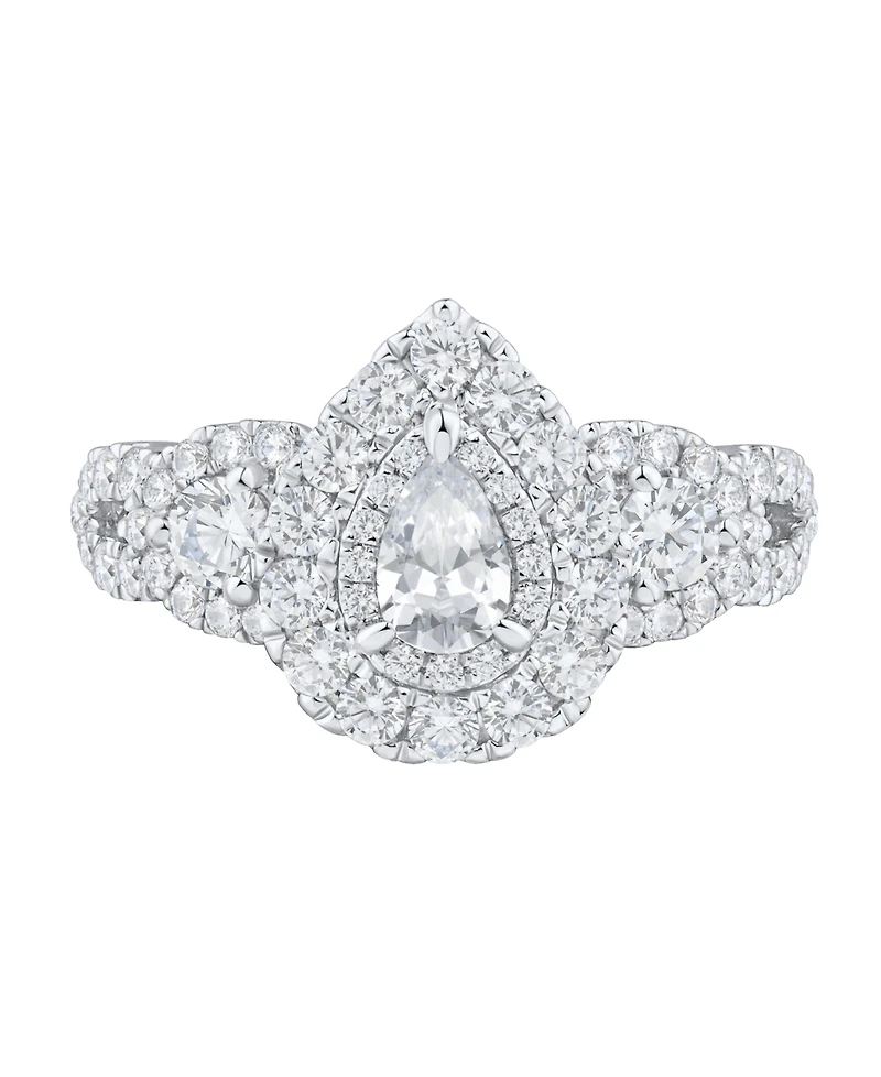 Macy's Diamond (1-1/2 ct. t.w.) Engagement Ring in 14k White Gold