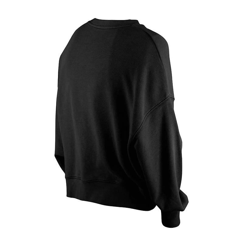 New Era Big Girls Black Pittsburgh Penguins Flip Sequin Sweatshirt