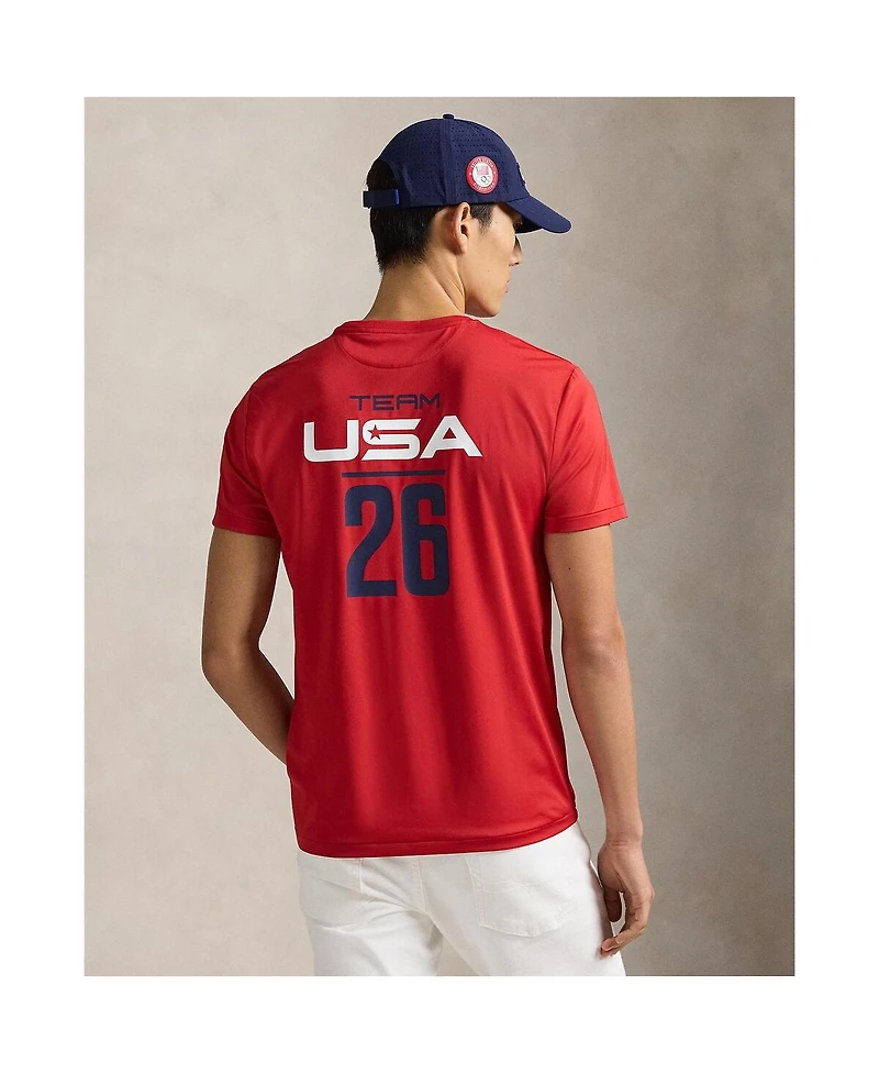 Polo Shirt Ralph Lauren Men's Team Usa Stretch Jersey T-Shirt